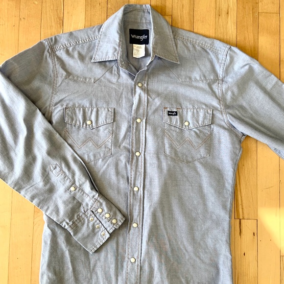 Wrangler Western Pearl Snap Button Shirt - Picture 1 of 1